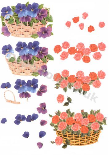 3d Easymake - Flowers and Baskets       416913 3D Easymake Easy to follow instructions